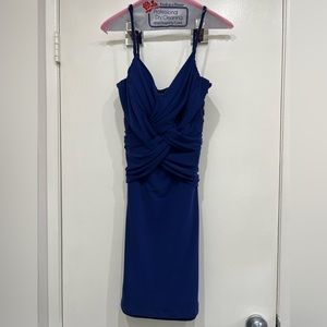 Cute royal blue cocktail dress